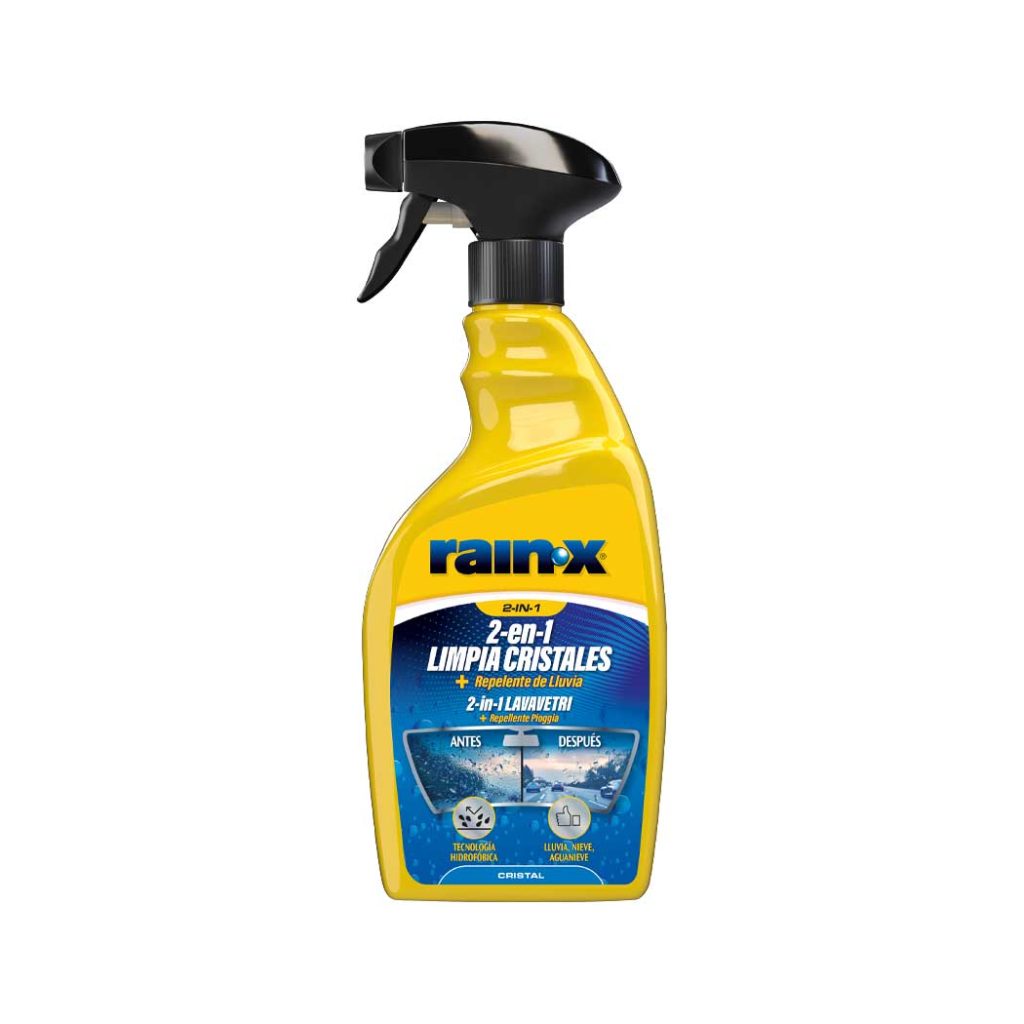 Detergente per vetri auto e antipioggia - nuovo flacone Rainx
