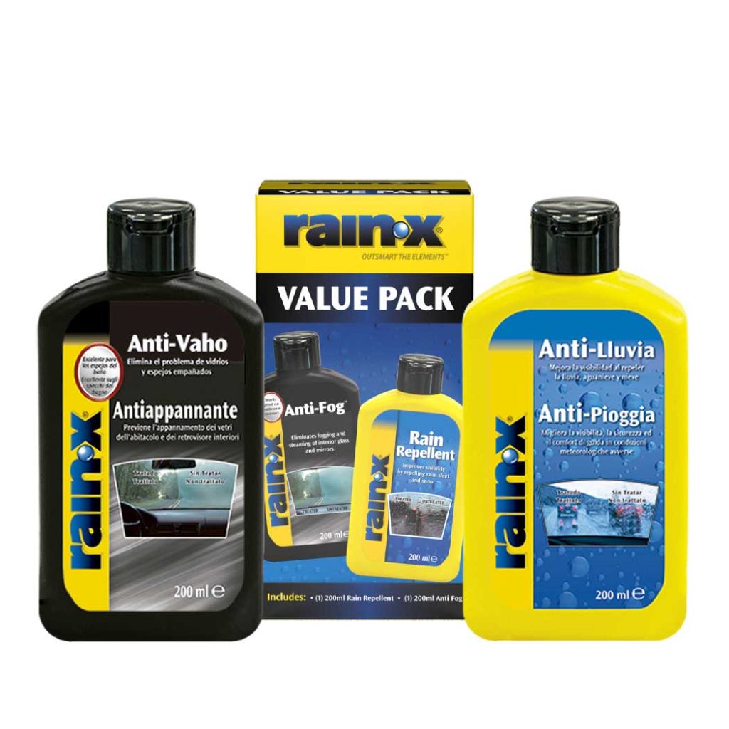 value pack rainx anti lluvia anti vaho